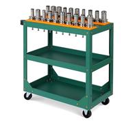 Carrello portautensili industriale con ruote - Heavy Duty CNC Utility Cart per garage e officina organizzazione