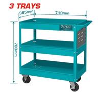 CARRELLO PORTAUTENSILI OFFICINA PORTA ATTREZZI UTENSILI MECCANICO TOTAL