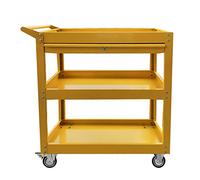 Carrello portautensili resistente a 3 livelli con cassetti, cassetta degli attrezzi per servizio commerciale per stoccaggio meccanico in garage, officina, magazzino