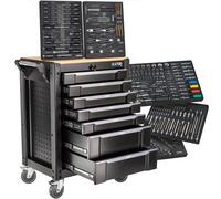 Carrello portautensili STIX riempito con 7 cassetti carrello da officina...
