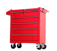 Carrello portautensili su ruote, cassetta portautensili mobile e carrello portaoggetti per officina, armadietto portautensili durevole con ripiani