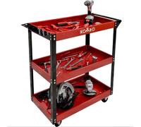 Carrello Portautenssili Tre Ripiani 4 Ruote KOMBO Misure 81x35x80 cm Max 150 Kg