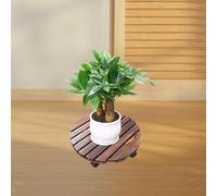 Carrello portavasi in legno, grande, per fioriere in vaso, per giardino,