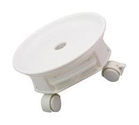 Carrello portavasi mobile per piante, resistente, con vassoio per vasi, vassoio