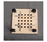 Carrello portavasi Portatile con Ruote bloccabili, Carrello Girevole a 360° per Uso Interno/Esterno, Vassoio portavasi Color Legno, Supporto per vasi da 30 cm/12 Pollici.