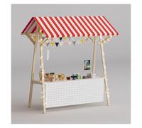 Carrello portavivande mobile con ruote, design pieghevole per un facile trasporto e stoccaggio, ideale per distributori di strada all'aperto e esposizioni di mercato