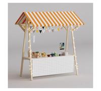 Carrello portavivande mobile con ruote, design pieghevole per un facile trasporto e stoccaggio, ideale per distributori di strada all'aperto e esposizioni di mercato