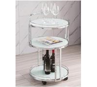 Carrello portavivande multifunzione, per bevande e tè, mobile da cucina, su ruote, ideale per feste e uso domestico