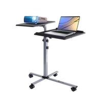 ICA-TB-TPM-2 - Carrello per proiettore e notebook, 10 kg, nero