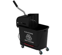 Carrello Pulizie con Secchio da 20 L e Strizzatore 60x27x70.5 cm Nero