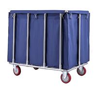 Carrello resistente con ruote da 12,7 cm per una facile selezione dei cesti, carrello per casa, ufficio e vendita al dettaglio, carrello multiuso multiuso