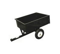 Carrello ribaltabile per trattorino in metallo, dimensioni 103x78x32 cm