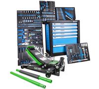 Carrello Riempito Con Strumento Carrello Incl. 3 Tonnellate Di Jack Verde