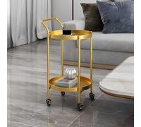 Carrello rotante per bevande, carrello da bar in metallo per sala da pranzo, mensola angolare con ruote, tavolino decorativo e scaffale rotondo per servire bevande