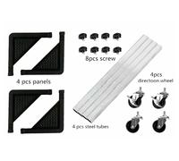 Carrello ruote base supporto frigorifero lavatrice da 42x42 Cm a 60x60 Cm XN-D