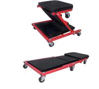 Carrello sabello officina sotto auto 6 ruote girevole a 360° carico max 150 Kg