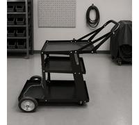 Carrello Saldatore Robusto Carrello Porta Saldatrice con Maniglia Ruote