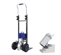 Carrello saliscale elettrico, capacità di carico di 250 kg, carrello saliscale a mano, per impieghi gravosi per il trasporto di carichi pesanti senza sforzo, per traslochi, consegne(B 551lbs)