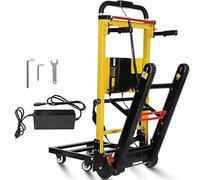 Carrello Saliscale Elettrico, pieghevolescaletta elettrica per scale su e giù con catene in gomma per spostare facilmente mobili pesanti, portata massima 441 lbs