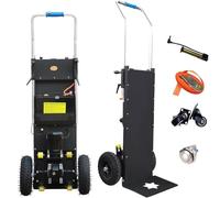 Carrello Saliscale Elettrico Portatile Resistente Carrello Saliscale Elettrico capacità di Carico 400 kg Carrello per Sacchi Oggetti Pesanti su E Giù Scale