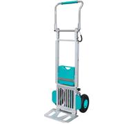 Carrello saliscale montascale elettrico motorizzato in alluminio Kg.170 ruote pe