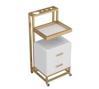 Carrello Salone di Bellezza - Carrello portaoggetti mobile per spa e parrucchiere, attrezzatura professionale per parrucchieri ed estetiste