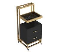 Carrello Salone di Bellezza - Carrello portaoggetti mobile per spa e parrucchiere, attrezzatura professionale per parrucchieri ed estetiste