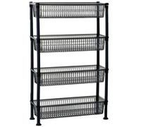 Carrello scaffale multiuso casa bagno slim stretto salvaspazio frutta verdura di