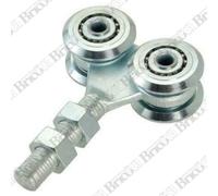 Carrello scorrevole OMGE zincato 4 ruote cuscinetti cancelli porte scorrevoli