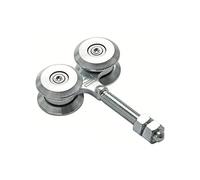 CARRELLO SCORREVOLE ZINCATO medio 4 RUOTE e CUSCINETTI SUPPORTO PORTE CANCELLI