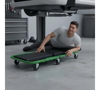 Carrello Sdraio da Officina con Ruote Lettino sotto Auto Portatile Resistente