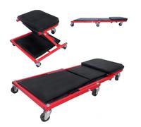 Carrello Sgabello Lettino Sottoauto 2 in 1 da Officina Portata Max 150Kg