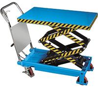 CARRELLO ELEVATORE A DOPPIO PANTOGRAFO REGOLABILE 500 KG FERVI 0467