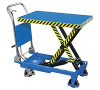 Carrello sollevatore idraulico da 300 Kg pedana regolabile FERVI 0075