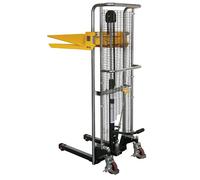 CARRELLO SOLLEVATORE MANUALE IDRAULICO CON PIATTAFORMA E FORCHE FERVI 0782