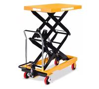 Carrello Sollevatore Manuale Idraulico per Magazzino | Stile Carrello, Pompa a Pedale, Ruote Girevoli, Valvola Discesa(Style29-120x60x170cm-1000kg)