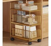 Carrello Sotto La Scrivania, Scaffale Angolare Multiuso Salvaspazio, Organizer