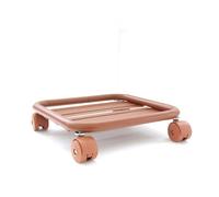 Carrello sottovaso quadrato con ruote cm. 26