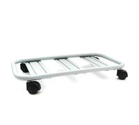 Carrello sottovaso rettangolare in profilo tubolare con ruote cm. 60