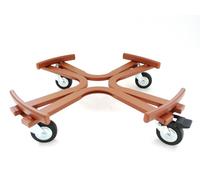 Carrello sottovaso tondo con ruote industriali cm. 65