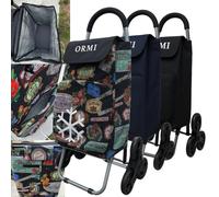 Carrello Spesa 3 Route 60 Lt. Robusto Borsa imbottitura solida Termico surgelati