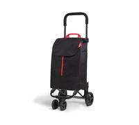 CARRELLO SPESA 4 RUOTE NEW TWIN NERO LT. 50 PORTATA 30 KG. GIMI 4 2024