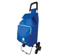 Carrello Spesa 6 Ruote per Salire Gradini Scale con Tasca Termica 41x37x97 cm