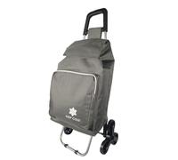 Carrello Spesa 6 Ruote per Salire Gradini Scale con Tasca Termica 41x37x97 cm