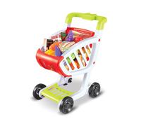 CARRELLO SPESA BAMBINI GIOCO IMITAZIONE 4 RUOTE STABILI GIOCATTOLO EDUCATIVO INT