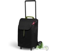 CARRELLO SPESA GIMI EASY NERO PORTASPESA COMPATTO PIEGHEVOLE 40 LT 30 KG