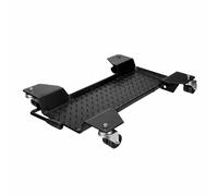 Carrello Sposta Moto Scooter Cavalletto Centrale 8 Ruote Universale Nero MF9650