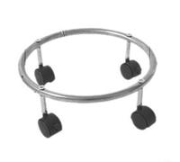 Carrello stabile e resistente del carro armato del propano dell'acciaio inossidabile del graffio con le ruote di gomma di bloccaggio e la capacità di peso elevata per la manipolazione sicura ed il