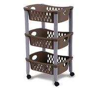 Carrello Stefanplast Otello Rosso in Polipropilene - 3 Piani Stefanplast Casalin