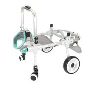 Carrello supporto per animali domestici personalizzabile per animali taglia piccola e media con 4 ruote Forte aiuto per le gambe posteriori Carrello per cani sottile